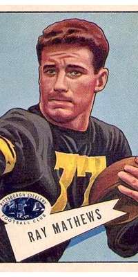 Ray Mathews, American football player (Pittsburgh Steelers)., dies at age 86