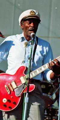 Chuck Berry, American rock and roll musician (