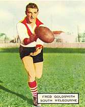 Fred Goldsmith, Australian footballer (South Melbourne)., dies at age 84