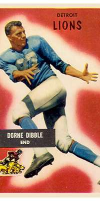 Dorne Dibble, American football player (Detroit Lions), dies at age 88