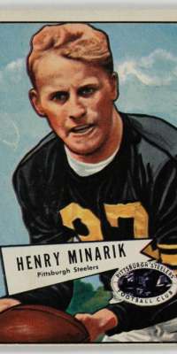 Henry Minarik, American football player (Pittsburgh Steelers)., dies at age 90
