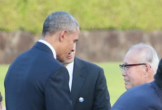 Mori (at right) in 2016