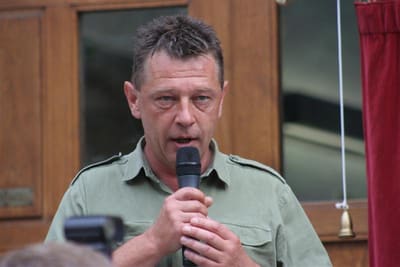 At the unveiling of a blue plaque for the Who at the University of Leeds on 17 June 2006