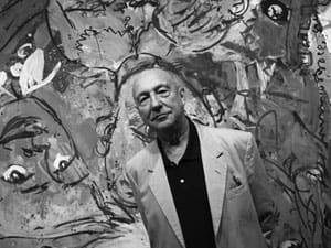 Georg Baselitz in a photograph by Oliver Mark
