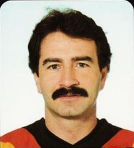Garrett in 1983 card