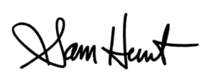 Sam Hunt (Washington politician)'s signature