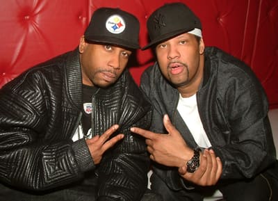 Rob Base (left) and DJ E-Z Rock in 2006