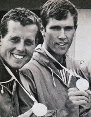 Berger (left) in 1968
