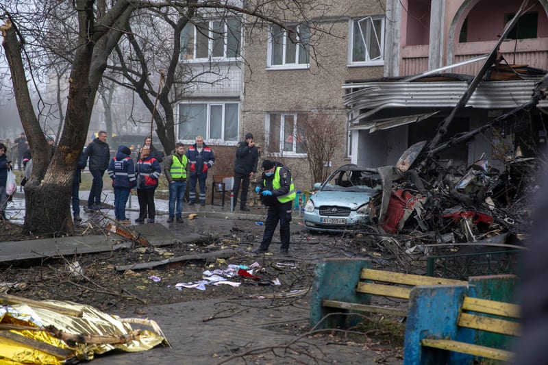 Notable Ukrainian politicians killed in the 2023 Brovary helicopter crash:Yuriy Lubkovych, public figure, died on January 18, 2023