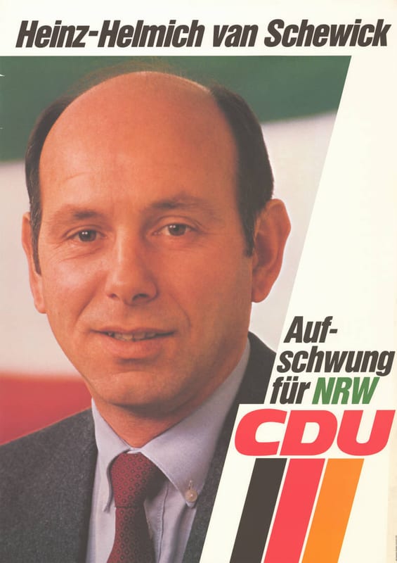 Van Schewick campaign poster (1985)