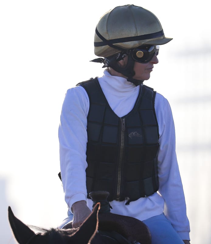Villeneuve training Thoroughbreds in 2018