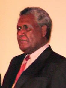 Nathaniel Waena, Governor-General of Solomon Islands, died on September 19, 2026